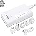 Voltage Converter Travel Universal Power Adapter 1875W Step Down 220V to 110V with 4 Smart USB Charging Ports Inner Cooling Design Without Any Noise Powerjc