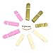 Tissue Paper Pom Poms Neutral Pink Gold Decorations - 9 Pcs 14