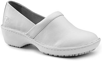 Lila SureGrip Womens Bella Clog Slip Resistant Work Shoes 6.5M