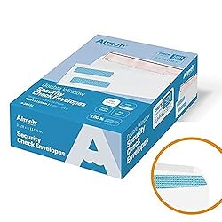 #8 Double Window Gummed Security Envelopes - for