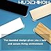 WUDENHOM White Shelf for Wall, Set of 3 Wall Mount Wood Floating Decorative Long Shelves for Home School Office Dormitory Decoration(12,16,20Inch Long)