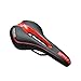 Bike Seat,AGPtek Professional Shock-Resistant Lightweight Comfortable Gel Cushion Pad Bicycle Saddle Cycling Seat with Scale Mark, Perfect for Mountain Bike MTB and Road Bike, 270145mm, Black&Red