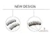 Magnetic False Eyelashes, Triple 3 Magnetic 0.2mm Ultra Thin 3D Reusable Fake Lashes,No Glue Required,Full Size Natural Look 1 Pair (4pcs3magnetic+clip)