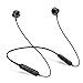 Bluetooth Headphones,Xunpuls Wireless Earphone 5.0 Magnetic Earbuds Snug Fit for Sports Gym with Built in Mic (IPX5 Waterproof aptX Stereo 12-16 Hours Playtime) (Black)