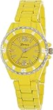 Geneva Platinum Women's 2855.Silver.Yellow Yellow Metal Quartz Watch with Yellow Dial