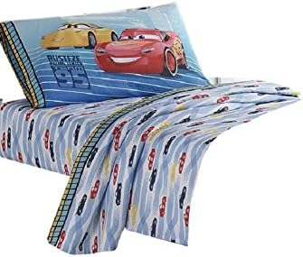 Cars 3 Movie Microfiber Sheet Set Kids Children Boys (TWIN)
