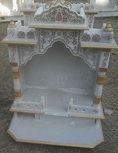 R M Marble Temple For Home Place Decoration 2x2ft Multicolor