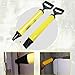 Tuuu Grout Brick Pointing Grouting Gun Grout Mortar Sprayer Applicator Tool for Cement lime with 4 Nozzle (Yellow)