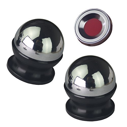 Magnetic Dash Mount Kit for Cell Phones. 2 Dash Balls and Strong Neodymium Magnet (1 Magnet + 2 Balls)