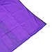Women Packable Lightweight Transparent EVA Rain Jacket Poncho Raincoat with Hood,Purple,One Size