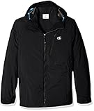 Champion Men's Technical Ripstop with Puffy 3-in-1 Winter Jacket, Onyx, X-Large