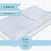 Ely's & Co. Changing Pad Cover Set | Cradle Sheet Set 100% Cotton Jersey Knit 2 Pack (Blue Chevron)