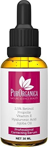 PurOrganica Retinol Serum, Best Treatment for Acne and Acne Scars Pigmentation, Fine Lines, Wrinkles and Dark Circles - Image 3