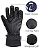 Verabella Men's Thinsulate Insulation Touchscreen Snow Ski Gloves w/Zipper Pocket