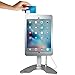Anti-Theft Stand – CTA Security Aluminum Kiosk with 360-Degree Rotating Base and Cable Management Cable Routing System for iPad Pro 12.9 (Generation 1 and 2) (PAD-ASKP) – Silver