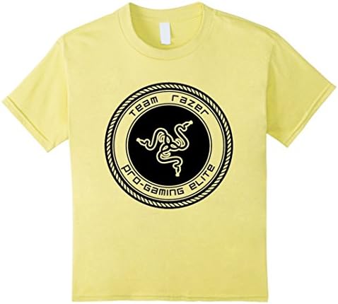 Kids Razer Logo White Esports T Shirt men kid women 2017 4 Lemon