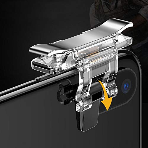 [4 Triggers] Fortnite PUBG Mobile Trigger -Mobile Game Controller Cellphone Game Trigger for Battle Royale/Fortnite/PUBG