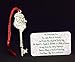 781 Magical Santa Claus Key Tradition Ornament Pewter