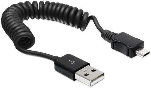DeLock Spiral Cable USB 2.0 Type A Micro B (up to 60 cm)