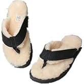 Winter Real Sheep Fur Genuine Sheep Leather One Fur Flip Flops Warm Slides with Fur Lined Women Men Unisex Suede Thong
