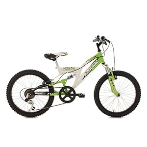 KS Cycling Kinderfahrrad Mountainbike Fully 20“ Zodiac RH 31 cm