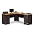 Sauder Harbor View Corner Computer Desk - Antiqued Paint