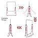 Tepemccu Expandable Gymnastics Bars Adjustable Height Gymnastic Horizontal Bars Junior Training Bar Children Folding Training Monkey Bars for Kids