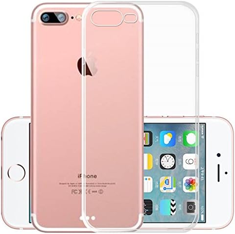 Casbay iPhone 7 Plus TPU Clear Case Crystal Rubber Plating TPU Soft Phone Case Shell Cover for Apple iPhone 7 Plus 5.5''