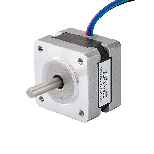 STEPPERONLINE Nema 14 Motor Step Motor 1.8deg Bipolar 12V 0.4A 14Ncm/20oz.in 35x35x26mm 4-wire