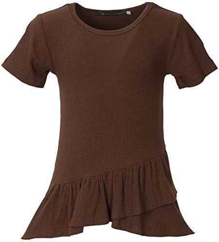 ruffle bottom t shirt
