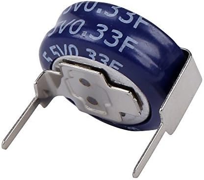 Supercapacitor Ultracapacitor 5.5V 0.33F H Terminal Type Super Farad Capacitors 10 Pcs