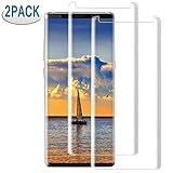 [2Pack] Samsung Galaxy Note 9 Screen Protector, 3D Curved Tempered Glass [9H Hardness][Anti-Scratch][Anti-Bubble][High Definition] Tempered Glass Screen Protector Compatible with Samsung Galaxy Note 9