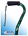 RMS Designer Cane with Adjustable Offset Handle (Green Vine)