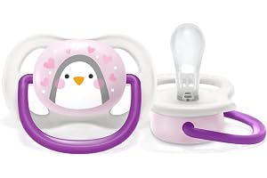 Chupeta Ultra Air 0-6 Meses Philips Avent Girl Unitária Pinguim 081/01