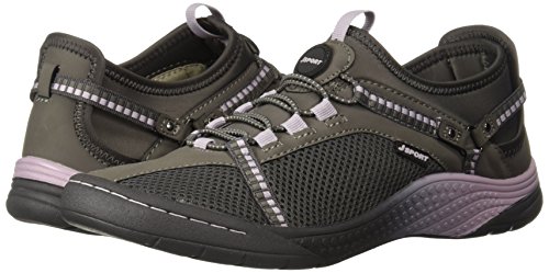 JSport by Jambu Women's Tahoe Encore Sneaker, Dark Grey/Orchid, 10 Medium US - Thumbnail 5