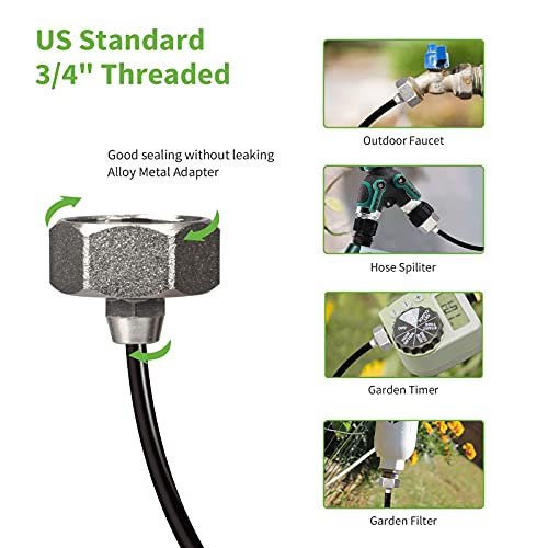 REDTRON 59FT Mist Cooling System, Patio Misting System with 18 Misting