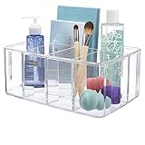STORi Clear Plastic Organizer | 5-Compartments