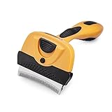 Pet Shedding Brush& Deshedding Tool Pet Grooming Tool for Dogs & Cats with Medium and Long Hair Minimum Efforts Deshedding Without Scratching Skin