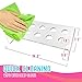 Clear Acrylic Ice Cream Cone Holder Stand 10 Holes to Display Snow Cones Sushi Hand Rolls Popcorn Candy French Fries Sweets Savory, Ice Cream Recipe Ebook Included