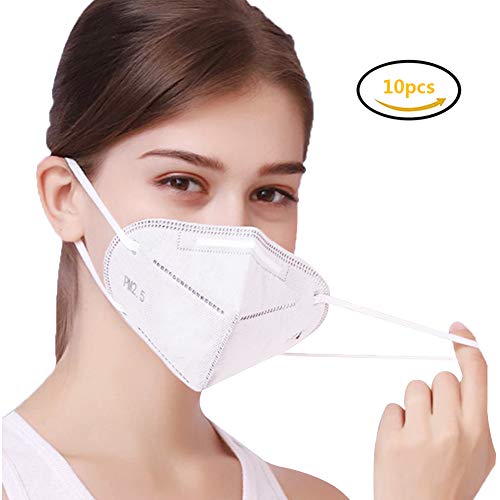 Mask pm2.5 4-Layer KN95 Face Mask Adult Anti-fog Haze Dustproof Non-Woven Fabrics Mask (10pcs)