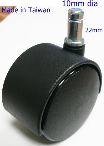 Amazon Oajen 2椅子キャスターホイールfor Ikea椅子 パックの5 10 Mm直径stem モデル オフィス 学校供給ストア ケースファイル キャリングケース 文房具 オフィス用品