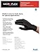 Ansell MICROFLEX MidKnight MK-296 Disposable Nitrile Gloves for Automotive, Law Enforcement w/ Full Texture - XX-Large, Black (Box of 100)