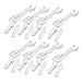 Aexit 8pcs Ear Transmission Clip Electrode Lead Wires Jack Replacement Cable 1.2M Length for Tens