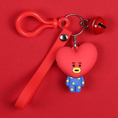 yuangong BTS Kpop Bangtan Boys Cartoon Doll Keychain Bag Streamers Gift( H02)