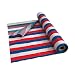 Red White and Blue Striped Tablecloth Roll for Fourth of July (100 ft) primary