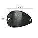 CLROY Costume Mask Eyewear Elastic Band Faux Leather Eye Patch for Cosplay (Black)