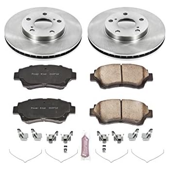 OE Series Rotors + Ceramic Pads Lexus 1992-1996 ES300 Max Brakes Front Premium Brake Kit ...