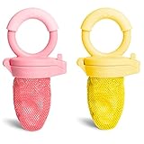 Munchkin® Fresh Food Feeder, 2 Pack, Coral/Yellow