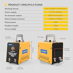 AUTOOL Automotive Smoke Machine Leak Detector