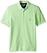 Nautica Men's Short Sleeve Solid Cotton Pique Polo Shirt, Patina Green, Medium